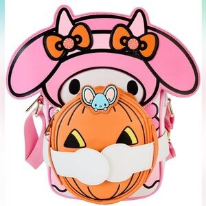 Loungefly Sanrio My Melody Halloween Crossbuddies Crossbody with Coin Bag